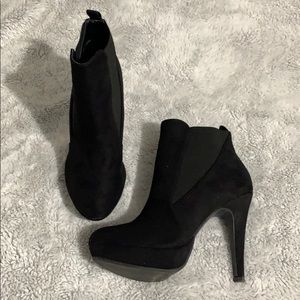 Black Heeled Booties